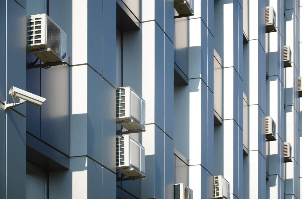 Strata building side view